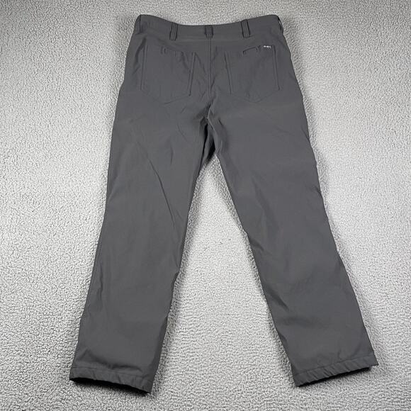 Eddie Bauer Men's 38x32 Fleece Lined Tech Pants Warm Hiking Winter Gray - Picture 9 of 11